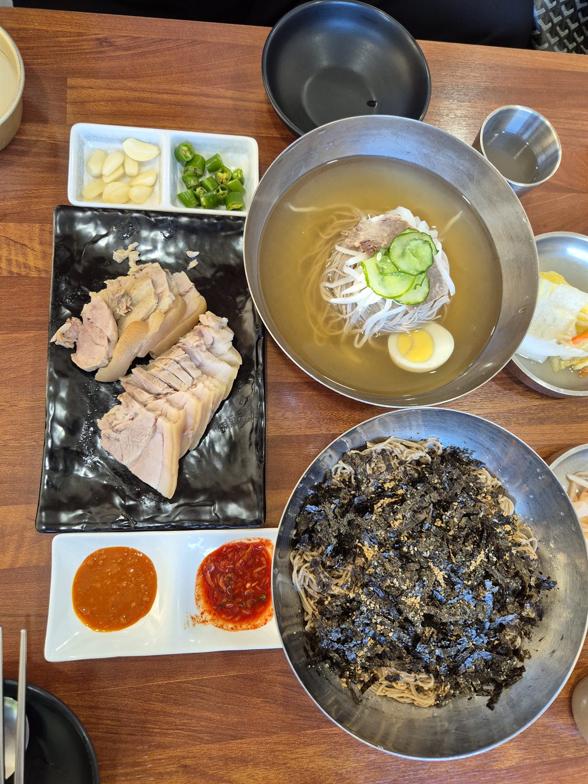 애월리순메밀막국수 — 들기름·물막국수·수육 다 시켜본 솔직한 감상
