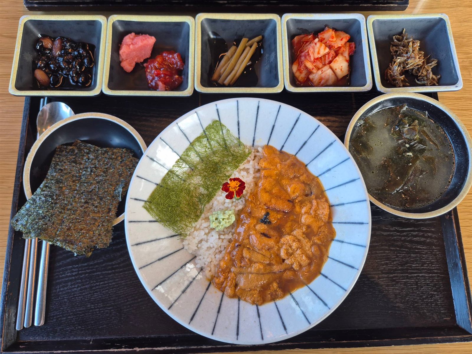 우니담 애월 — 우니 덮밥이 메인인 성게 요리 전문점, 달큰하지만 양은 아쉬웠다