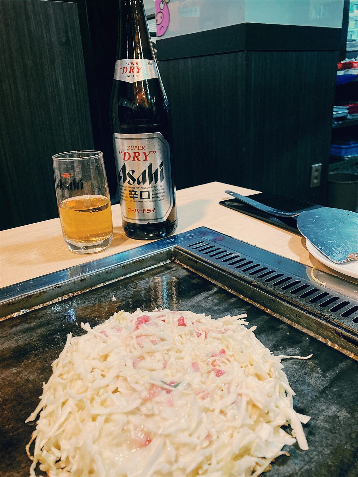 쯔루하시 후게츠 명동점 — 오사카에서 온 오코노미야끼, 철판에서 직접 구워 줍니다