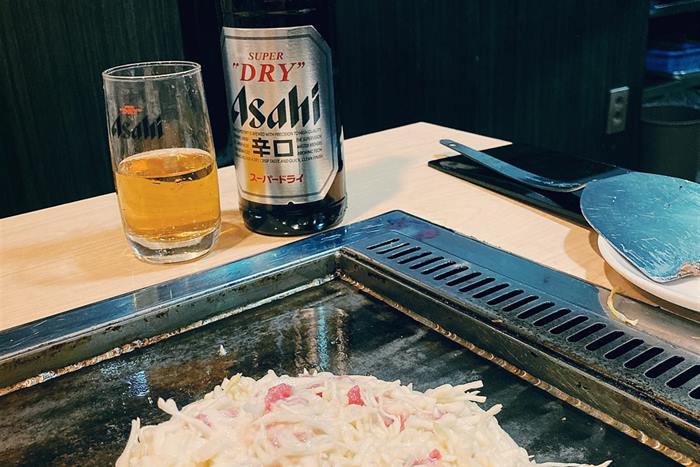 쯔루하시 후게츠 명동점 — 오사카에서 온 오코노미야끼, 철판에서 직접 구워 줍니다
